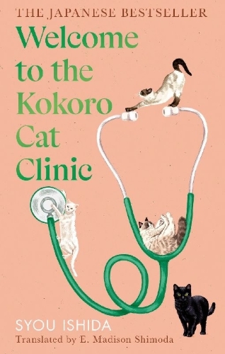 Buchcover und Innenansicht für das Buch: Welcome to the Kokoro Cat Clinic