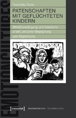 Buchcover und Innenansicht für das Buch: Patenschaften mit geflüchteten Kindern