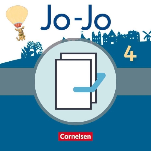 Buchcover und Innenansicht für das Buch: Jo-Jo Mathematik - Allgemeine Ausgabe 2018 - 4. Schuljahr. 4 Beilagen im 5er-Pack