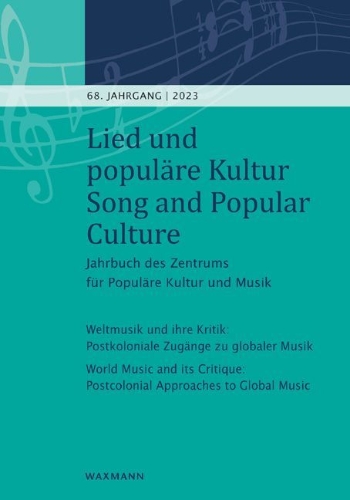 Buchcover und Innenansicht für das Buch: Lied und populäre Kultur / Song and Popular Culture