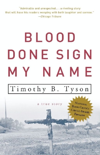 Buchcover und Innenansicht für das Buch: Blood Done Sign My Name