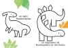 Buchcover und Innenansicht für das Buch: Kleine Kreativ-Werkstatt - Mein Ganz-einfach-Ausmalen-Koffer: Dinos, Lastwagen, Superkids