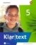Buchcover und Innenansicht für das Buch: Klartext 5 Schulbuch. Differenzierende Ausgabe für Nordrhein-Westfalen