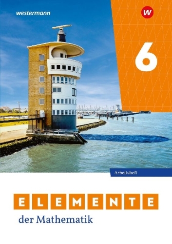 Buchcover und Innenansicht für das Buch: Elemente der Mathematik SI 6. Arbeitsheft mit Lösungen. Für Niedersachsen