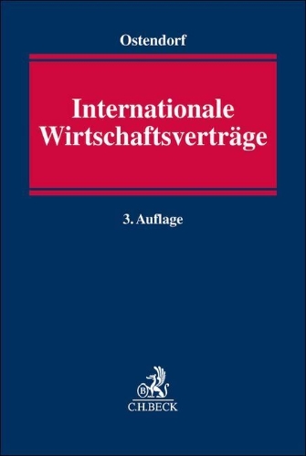 Buchcover und Innenansicht für das Buch: Internationale Wirtschaftsverträge