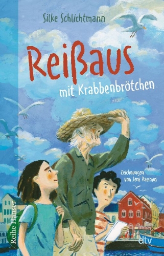 Buchcover und Innenansicht für das Buch: Reißaus mit Krabbenbrötchen
