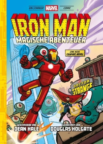 Buchcover und Innenansicht für das Buch: Iron Man: Something Strange!