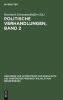 Buchcover und Innenansicht für das Buch: Politische Verhandlungen, Band 2