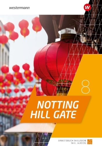 Buchcover und Innenansicht für das Buch: Notting Hill Gate 8. Arbeitsbuch Inklusion