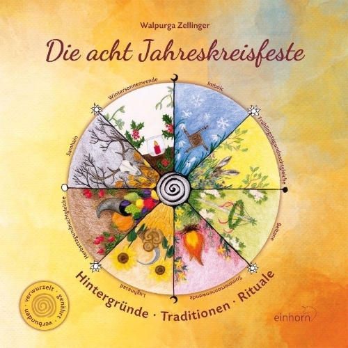 Buchcover und Innenansicht für das Buch: Die acht Jahreskreisfeste