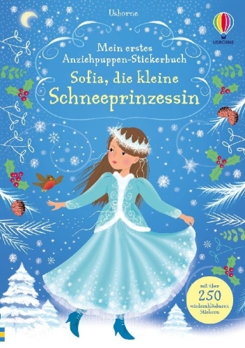 Buchcover und Innenansicht für das Buch: Sofia, die kleine Schneeprinzessin