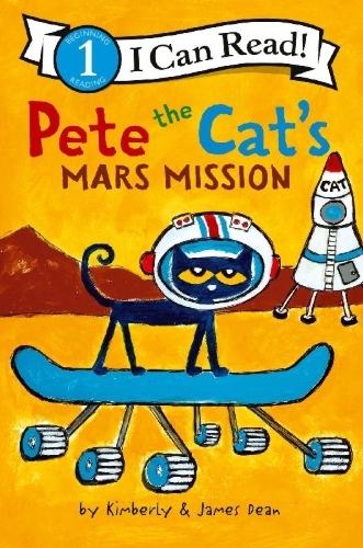 Buchcover und Innenansicht für das Buch: Pete the Cat's Mars Mission
