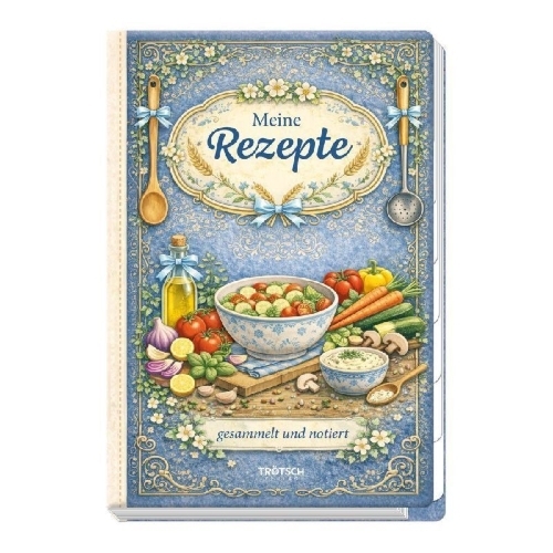 Buchcover und Innenansicht für das Buch: TRÖTSCH - Rezeptbuch zum Selbsteintragen Meine Rezepte gesammelt und notiert