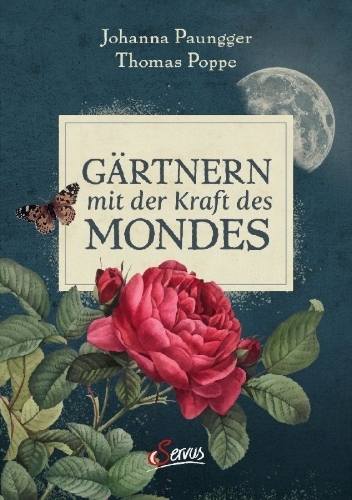 Buchcover und Innenansicht für das Buch: Gärtnern mit der Kraft des Mondes