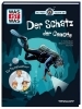 Buchcover und Innenansicht für das Buch: WAS IST WAS. Dr. Floh taucht ab. Der Schatz der Cenote. Ein Tauchabenteuer
