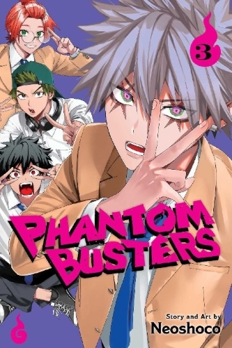 Buchcover und Innenansicht für das Buch: Phantom Busters, Vol. 3