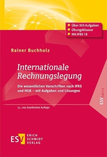 Buchcover und Innenansicht für das Buch: Internationale Rechnungslegung