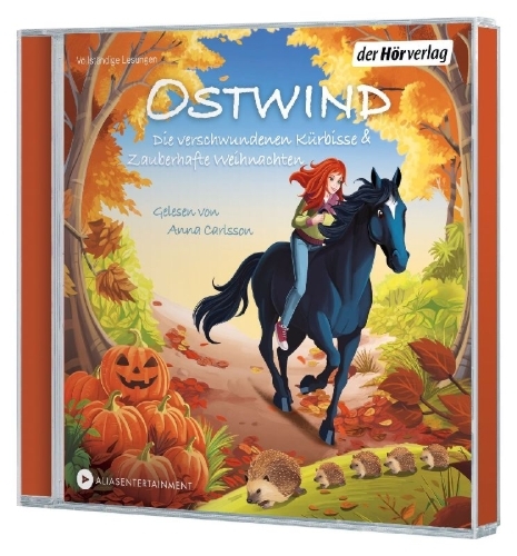 Buchcover und Innenansicht für das Buch: Ostwind. Die verschwundenen Kürbisse & Zauberhafte Weihnachten