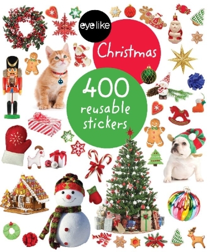 Buchcover und Innenansicht für das Buch: Eyelike Stickers: Christmas