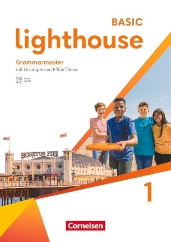 Buchcover und Innenansicht für das Buch: Lighthouse Band 1: 5. Schuljahr - Grammarmaster mit Lösungen und Erklärfilmen