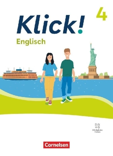 Buchcover und Innenansicht für das Buch: Klick! - Englisch - Band 4: 8. Schuljahr - Ausgabe ab 2023 - Schulbuch mit digitalen Medien