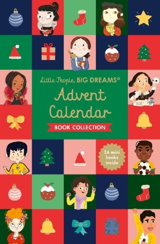 Buchcover und Innenansicht für das Buch: Little People, BIG DREAMS: Advent Calendar Book Collection