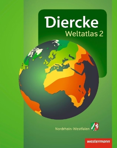 Buchcover und Innenansicht für das Buch: Diercke Weltatlas 2. Nordrhein-Westfalen