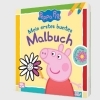 Buchcover und Innenansicht für das Buch: Peppa Wutz Ausmalbilder: Mein erstes buntes Malbuch