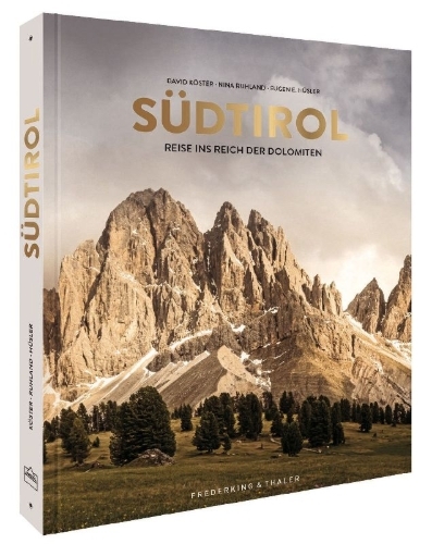 Buchcover und Innenansicht für das Buch: Reise-Bildband - Südtirol
