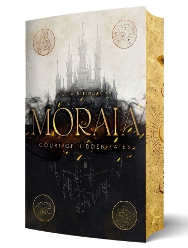 Buchcover und Innenansicht für das Buch: Moraia: Court of Hidden Fates