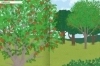 Buchcover und Innenansicht für das Buch: Naturforscher-Kids - Stickerheft Bäume