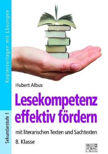 Buchcover und Innenansicht für das Buch: Lesekompetenz effektiv fördern - 8. Klasse