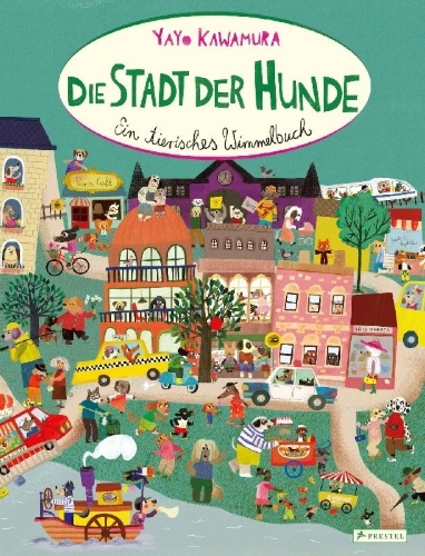 Buchcover und Innenansicht für das Buch: Die Stadt der Hunde