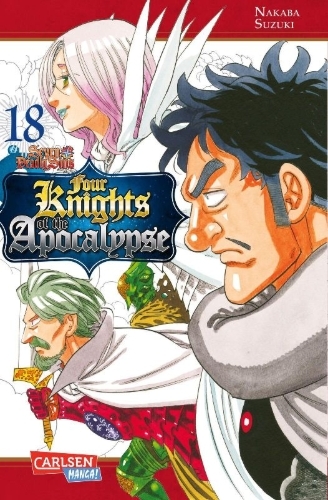 Buchcover und Innenansicht für das Buch: Mokushiroku no yonkishi