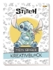 Buchcover und Innenansicht für das Buch: Disney Stitch: Mein großer Kreativblock