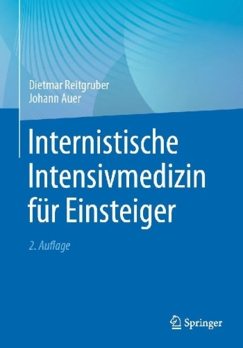 Buchcover und Innenansicht für das Buch: Internistische Intensivmedizin für Einsteiger