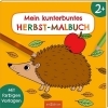 Buchcover und Innenansicht für das Buch: Malbuch ab 2 - Mein kunterbuntes Herbst-Malbuch