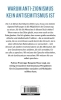 Buchcover und Innenansicht für das Buch: Anti-Zionism: A Jewish History
