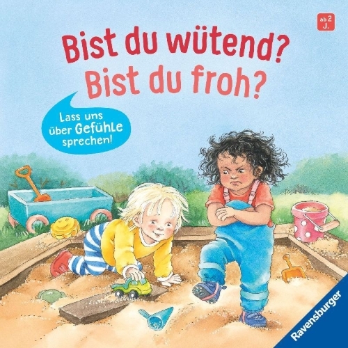 Buchcover und Innenansicht für das Buch: Bist du wütend? Bist du froh?