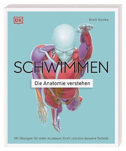Buchcover und Innenansicht für das Buch: Schwimmen - Die Anatomie verstehen