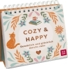 Buchcover und Innenansicht für das Buch: Cozy & Happy - Gemütlich und glücklich durchs Jahr