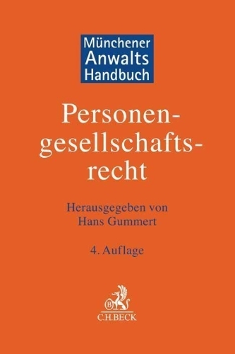 Buchcover und Innenansicht für das Buch: Münchener Anwaltshandbuch Personengesellschaftsrecht
