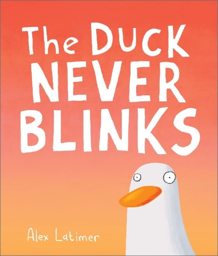 Buchcover und Innenansicht für das Buch: The Duck Never Blinks