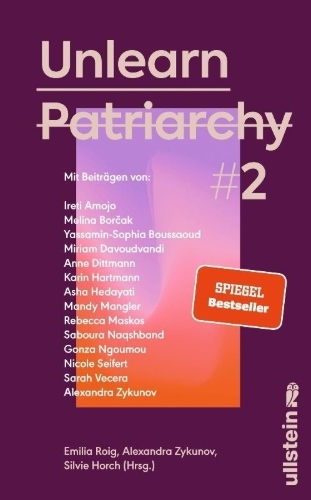 Buchcover und Innenansicht für das Buch: Unlearn Patriarchy 2