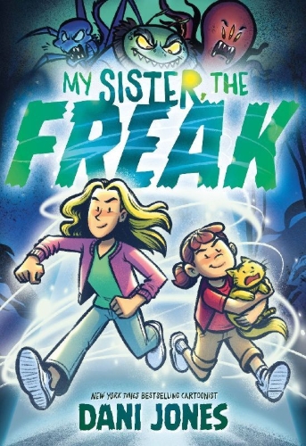 Buchcover und Innenansicht für das Buch: My Sister, the Freak