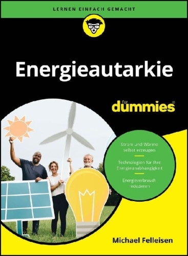 Buchcover und Innenansicht für das Buch: Energieautarkie für Dummies
