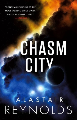 Buchcover und Innenansicht für das Buch: Chasm City
