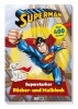 Buchcover und Innenansicht für das Buch: Superman: Superstarker Sticker- und Malblock