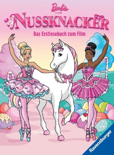 Buchcover und Innenansicht für das Buch: Barbie in Der Nussknacker - Das offizielle Erstlesebuch zum Film