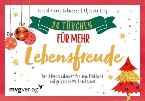 Buchcover und Innenansicht für das Buch: 24 Türchen für mehr Lebensfreude
